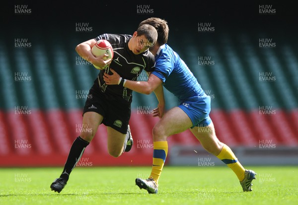 06.04.11 - Llanishen High School v Ysgol Bro Morgannwg - WSRU Senior Gullivers Sports Travel Final 2011 - Ellis Spear of Morgannwg. 