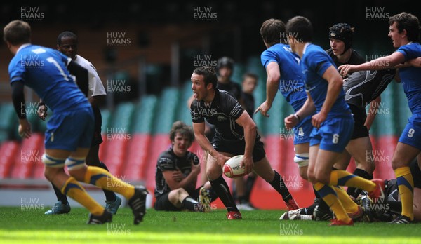 06.04.11 - Llanishen High School v Ysgol Bro Morgannwg - WSRU Senior Gullivers Sports Travel Final 2011 - Efan Ellis of Morgannwg. 