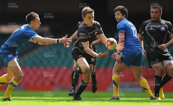 06.04.11 - Llanishen High School v Ysgol Bro Morgannwg - WSRU Senior Gullivers Sports Travel Final 2011 - Joel Beavis of Morgannwg. 