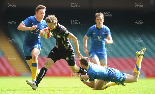 06.04.11 - Llanishen High School v Ysgol Bro Morgannwg - WSRU Senior Gullivers Sports Travel Final 2011 - Wesley Burns of Morgannwg. 