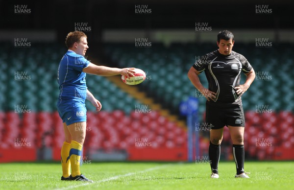 06.04.11 - Llanishen High School v Ysgol Bro Morgannwg - WSRU Senior Gullivers Sports Travel Final 2011 - Harry Squire of Llanishen. 