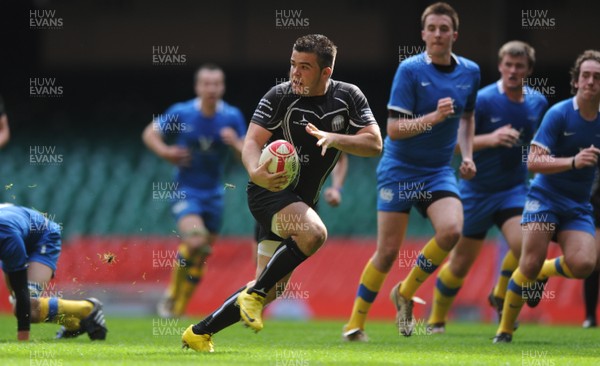 06.04.11 - Llanishen High School v Ysgol Bro Morgannwg - WSRU Senior Gullivers Sports Travel Final 2011 - Tom Perry of Morgannwg. 