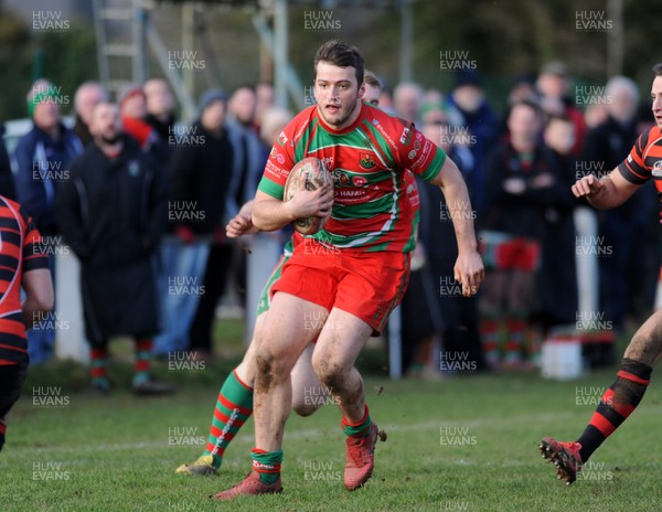 140117 - Llanishen v Pwllheli - WRU National Plate -  Ianto Parry of Pwllheli