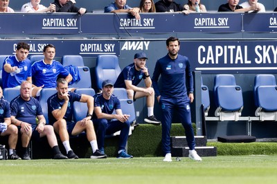 230825 - Luton Town v Cardiff City - Sky Bet League 1 - Cardiff City Manager Brian Barry Murphy 