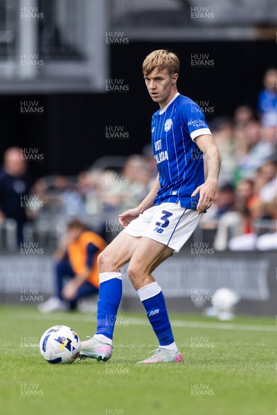 230825 - Luton Town v Cardiff City - Sky Bet League 1 - Cardiff City’s Joel Bagan 