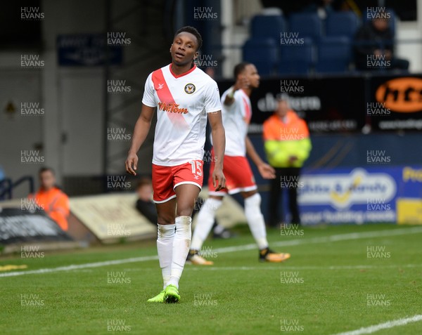 30092017 - Luton Town v Newport County - Sky Bet League Two A dejected Shawn McCoulsky of Newport 