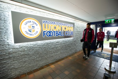 040323 - Luton Town v Swansea City - Sky Bet Championship - Swansea City squad arrives at Kenilworth Road