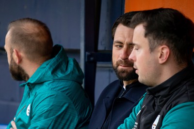 040323 - Luton Town v Swansea City - Sky Bet Championship - Russell Martin of Swansea City looks on