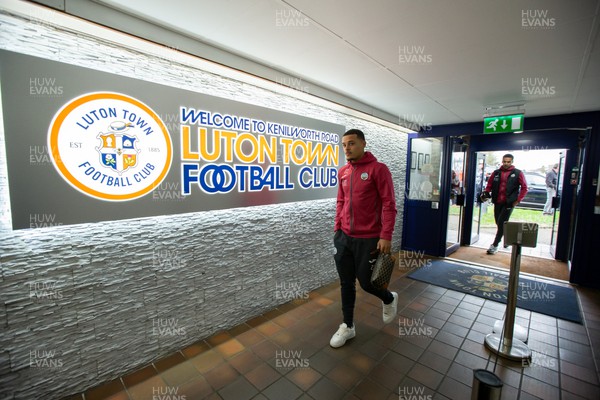 040323 - Luton Town v Swansea City - Sky Bet Championship - Swansea City squad arrives at Kenilworth Road