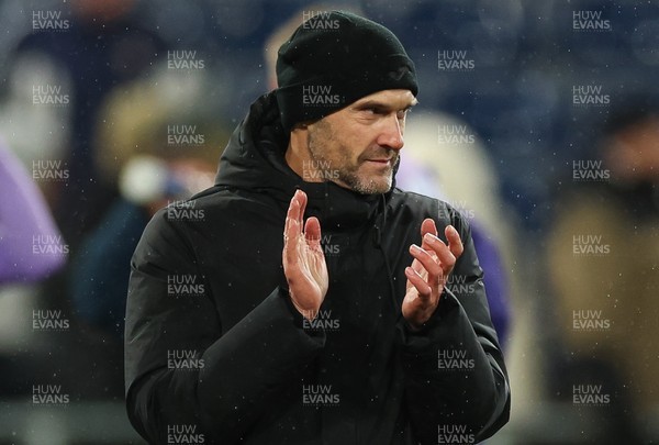 071224 Luton Town v Swansea City, EFL Sky Bet Championship - Swansea City head coach Luke Williams at the end of the match