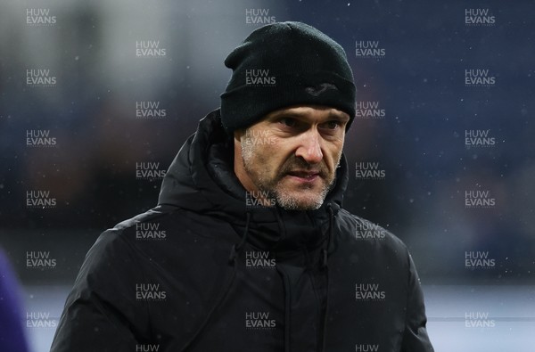 071224 Luton Town v Swansea City, EFL Sky Bet Championship - Swansea City head coach Luke Williams at the end of the match