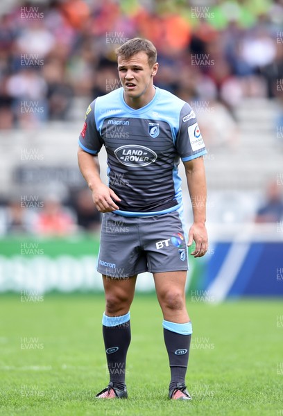 141018 - Lyon v Cardiff Blues - European Rugby Champions Cup - Jarrod Evans of Cardiff Blues