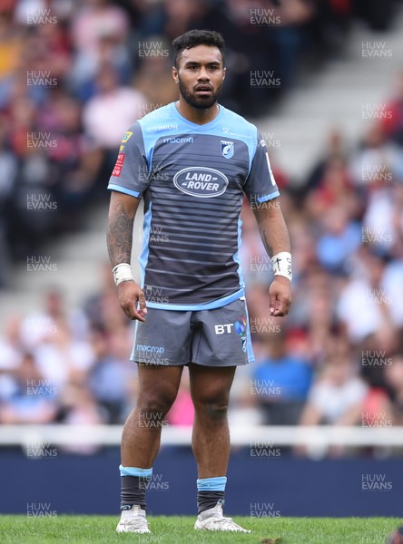 141018 - Lyon v Cardiff Blues - European Rugby Champions Cup - Willis Halaholo of Cardiff Blues