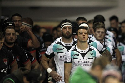 221016 - Lyon v Ospreys - European Rugby Challenge Cup -Scott Baldwin of Ospreys