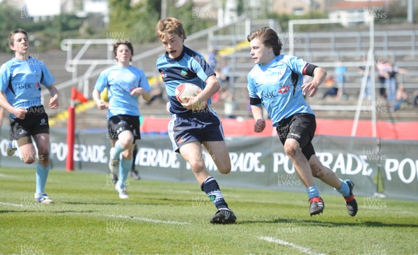 08.04.11 - Maes Yr Yrfa Under 14 v Ystralyfera Under 14 - Powerade Under 14 Cup Final -  