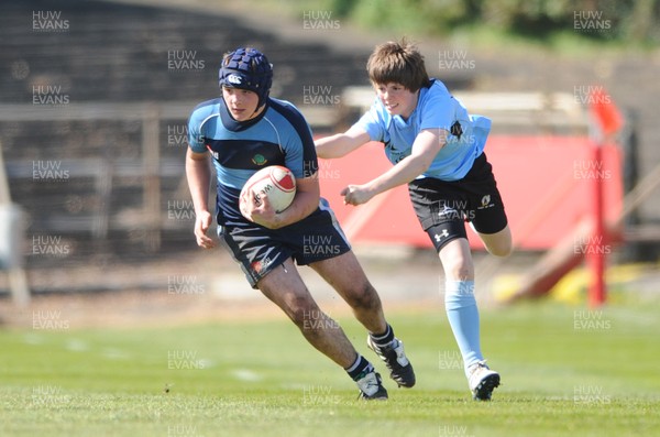 08.04.11 - Maes Yr Yrfa Under 14 v Ystralyfera Under 14 - Powerade Under 14 Cup Final -  