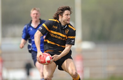 24.04.10 -  Maesteg v Loughor - SWALEC League Two West - Robbie Evans of Maesteg. 