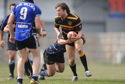 24.04.10 -  Maesteg v Loughor - SWALEC League Two West - Robbie Evans of Maesteg. 