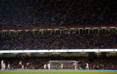 030819 - Manchester United v AC Milan - International Champions Cup - A general view of Principality Stadium during play