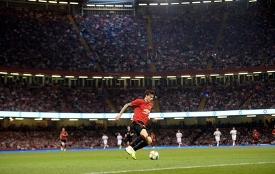 030819 - Manchester United v AC Milan - International Champions Cup - A general view of Principality Stadium during play