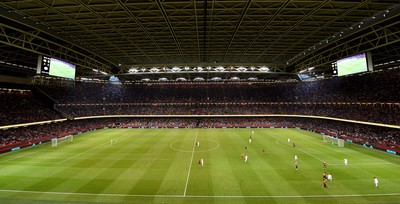 030819 - Manchester United v AC Milan - International Champions Cup - A general view of Principality Stadium during play