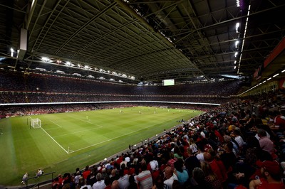 030819 - Manchester United v AC Milan - International Champions Cup - A general view of Principality Stadium during play