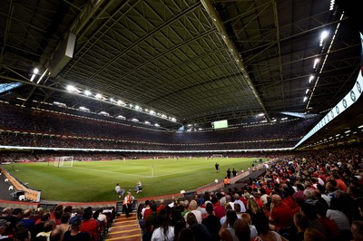 030819 - Manchester United v AC Milan - International Champions Cup - A general view of Principality Stadium during play