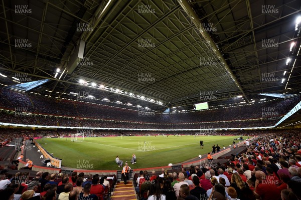 030819 - Manchester United v AC Milan - International Champions Cup - A general view of Principality Stadium during play
