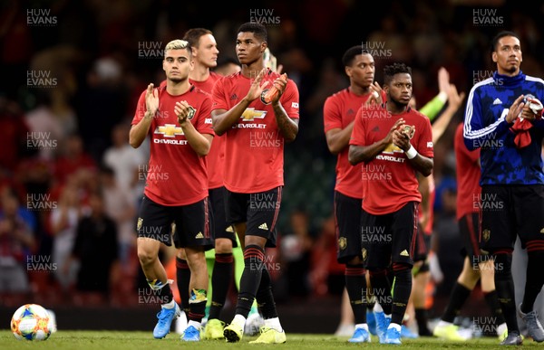 030819 - Manchester United v AC Milan - International Champions Cup - Marcus Rashford of Manchester United at the end of the game