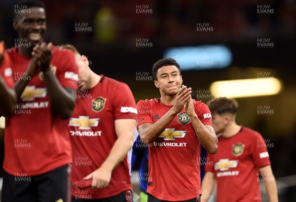 030819 - Manchester United v AC Milan - International Champions Cup - Jesse Lingard of Manchester United at the end of the game