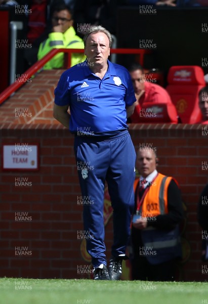 120519 - Manchester United v Cardiff City - Premier League - Cardiff City Manager Neil Warnock