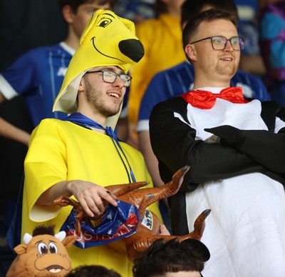 020526 - Mansfield Town v Cardiff City - Sky Bet League 1 - Fans dress up for the last match of the season