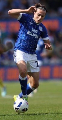 020526 - Mansfield Town v Cardiff City - Sky Bet League 1 - Joel Colwill of Cardiff