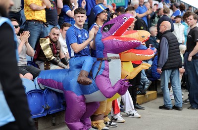 020526 - Mansfield Town v Cardiff City - Sky Bet League 1 - Cardiff fans in Fancy Dress for the last match of the season