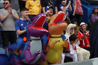 020526 - Mansfield Town v Cardiff City - Sky Bet League 1 - Cardiff fans in Fancy Dress for the last match of the season