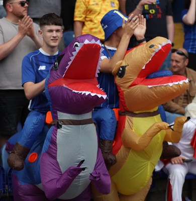 020526 - Mansfield Town v Cardiff City - Sky Bet League 1 - Cardiff fans in Fancy Dress for the last match of the season