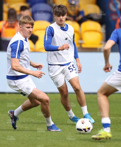 020526 - Mansfield Town v Cardiff City - Sky Bet League 1 - Rob Tankiewicz of Cardiff in the middle