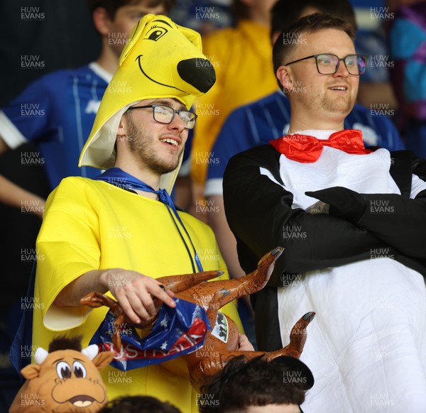 020526 - Mansfield Town v Cardiff City - Sky Bet League 1 - Fans dress up for the last match of the season