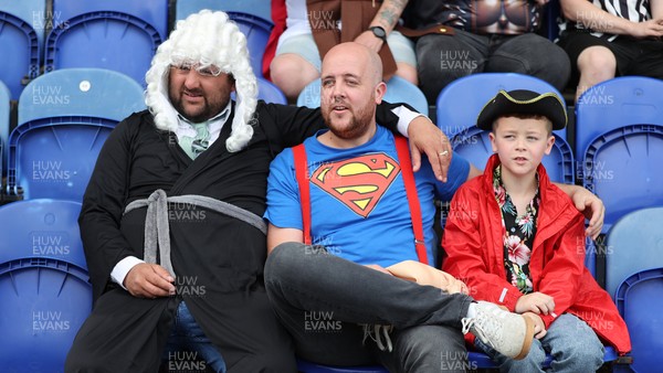 020526 - Mansfield Town v Cardiff City - Sky Bet League 1 - Cardiff fans in Fancy Dress for the last match of the season