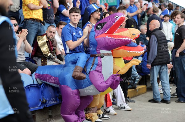 020526 - Mansfield Town v Cardiff City - Sky Bet League 1 - Cardiff fans in Fancy Dress for the last match of the season