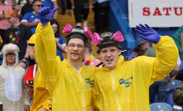 020526 - Mansfield Town v Cardiff City - Sky Bet League 1 - Cardiff fans in Fancy Dress for the last match of the season