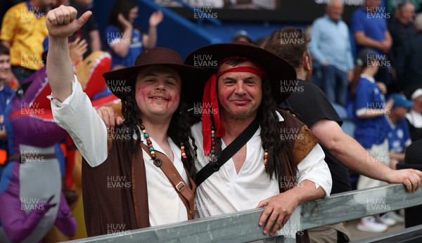 020526 - Mansfield Town v Cardiff City - Sky Bet League 1 - Cardiff fans in Fancy Dress for the last match of the season