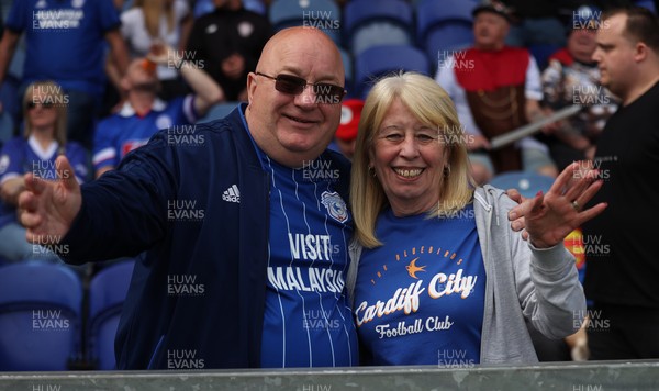 020526 - Mansfield Town v Cardiff City - Sky Bet League 1 - Cardiff fans in Fancy Dress for the last match of the season