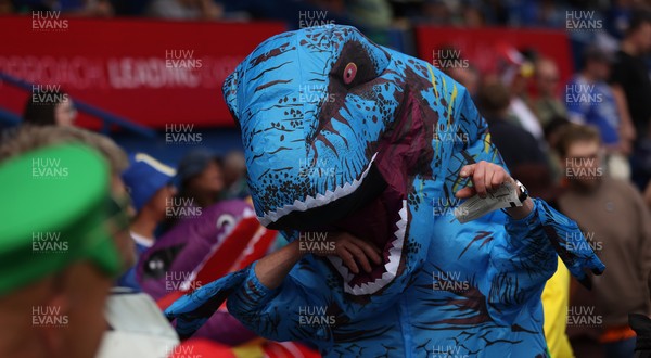 020526 - Mansfield Town v Cardiff City - Sky Bet League 1 - Cardiff fans in Fancy Dress for the last match of the season