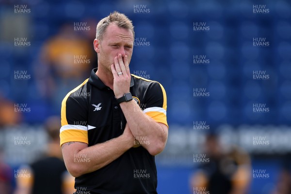 040818 - Mansfield Town v Newport County - League 2 - Newport County manager Michael Flynn