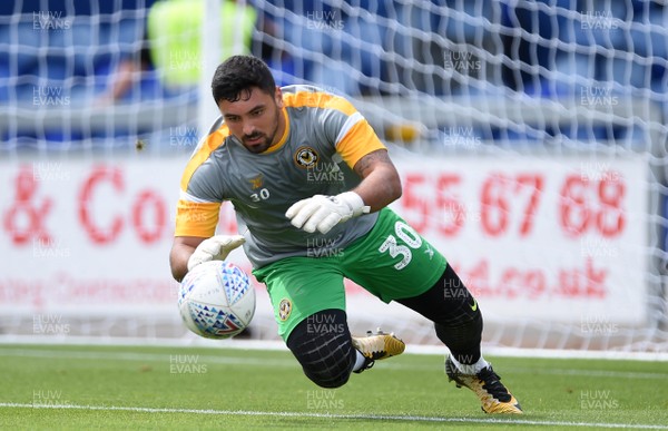 040818 - Mansfield Town v Newport County - League 2 - Nick Townsend of Newport County