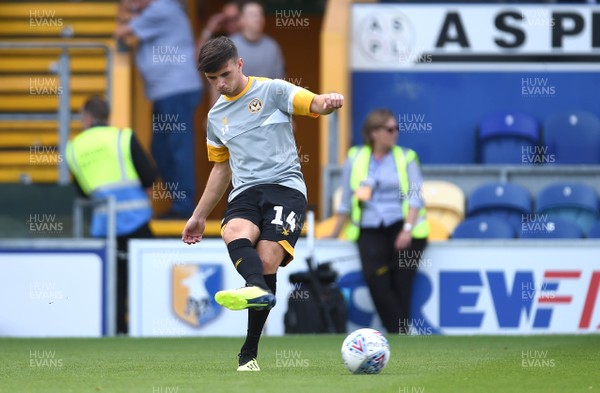 040818 - Mansfield Town v Newport County - League 2 - Mark Harris of Newport County