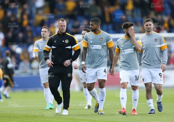 120519 - Mansfield Town v Newport County, Sky Bet League 2 Play Off Semi Final, second leg - Newport County manager Michael Flynn before the start of the match