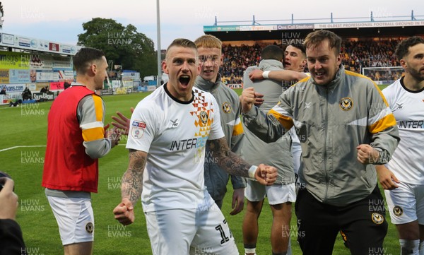120519 - Mansfield Town v Newport County, Sky Bet League 2 Play Off Semi Final, second leg - Scot Bennett of Newport County celebrates winning the penalty shoot out and heading to Wembley for the League 2 Play Off Final