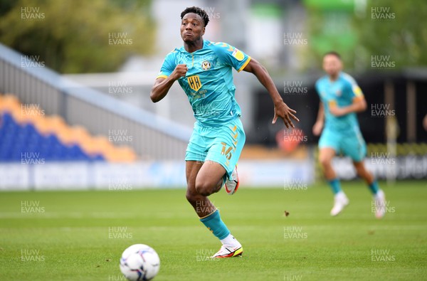 140821 - Mansfield Town v Newport County - EFL SkyBet League 2 - Timmy Abraham of Newport County